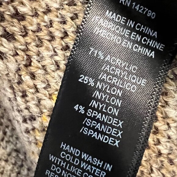 Max Sport Long Leopard Fair Isle Cozy Festival Open‎ Front Cardigan Sweater L - Picture 8 of 9